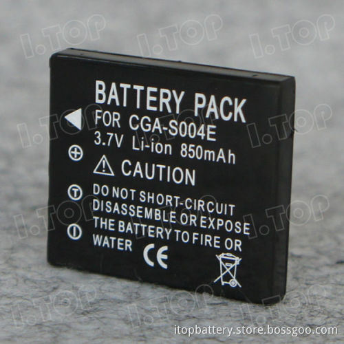 High Quality Replacement Camera Battery for Panasonic CGA-S004E Battery, China Factory Price